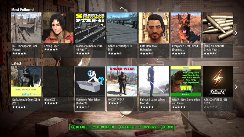 Illustration for article titled The Most Popular Fallout 4 Mods On Xbox One